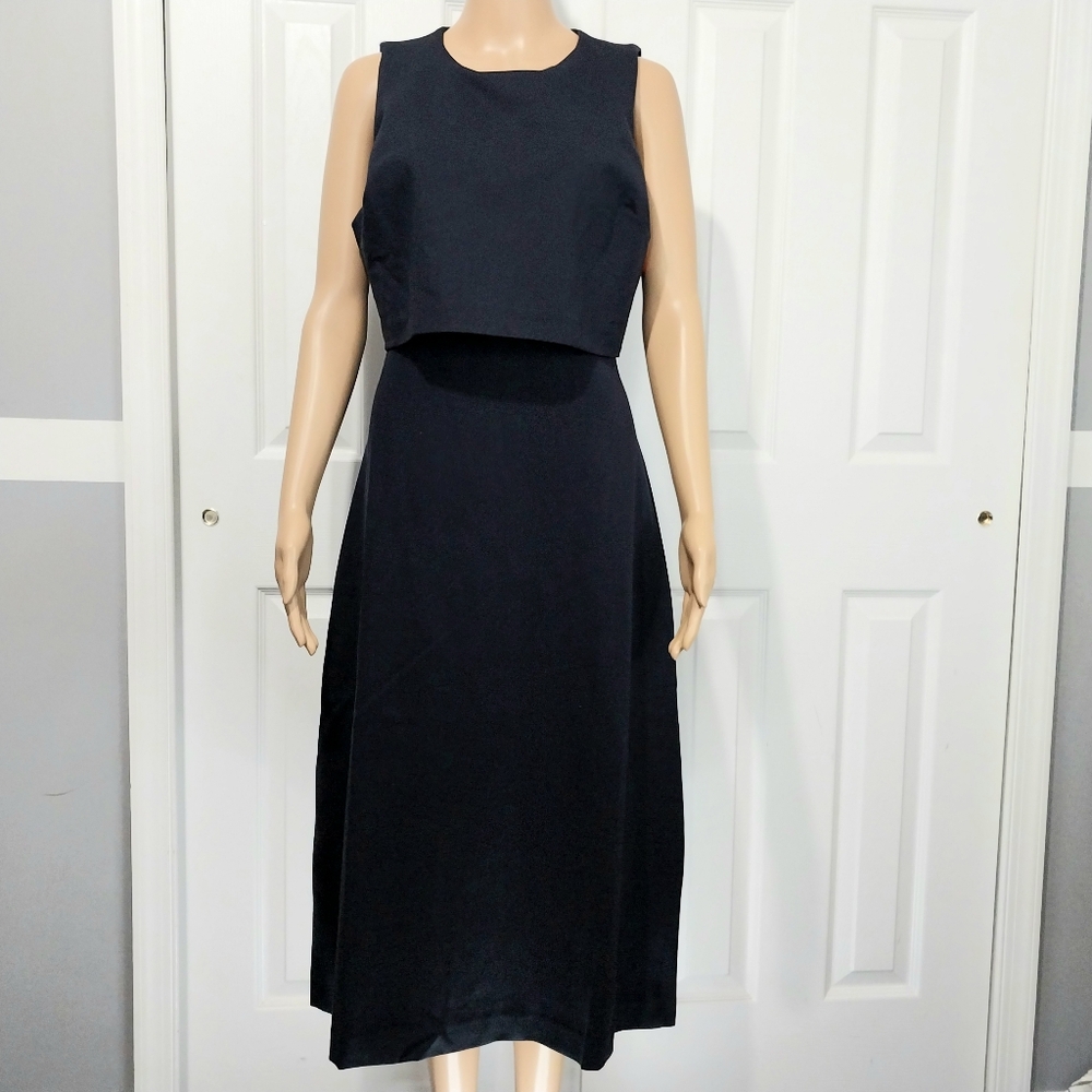 Spanx Ponte Fitted Midi Dress, NWT, Size L